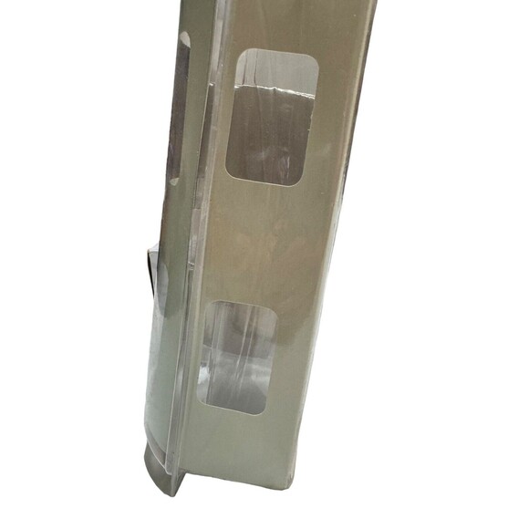 NEW Kirsch Brushed Nickel Squareish 1 3/8" Pole Finials 1 Pair - Picture 7 of 12